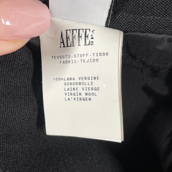 NEW Moschino Skirt Womens 8 black pencil straight designer classic - Picture 8 of 12